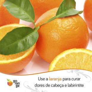 Use a laranja para curar enxaqueca e labirintite
