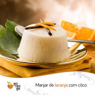 Manjar de laranja com cco