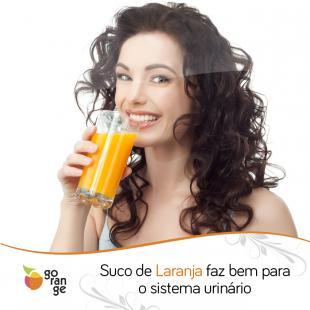 Suco de laranja faz bem para o sistema urinrio